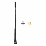 Antena de coche de 23 cm con adaptadores M5 y M6.