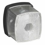 Lampara de galibo blanca 66x62mm con reflector