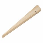 Estaca de tienda de 30 cm de madera  4 piezas en bolsa de plastico