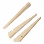 Estaca de tienda de 30 cm de madera  4 piezas en bolsa de plastico