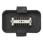 Caja de conexion de cables de plastico  conexiones de 8x4 pines en direccion longitudinal