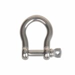 Cierre de arpa corto de 8 mm  acero inoxidable A4 AISI 316  3.500 daN