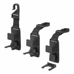 Percha para reposacabezas de alta resistencia - juego de 2 piezas
