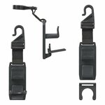 Percha para reposacabezas de alta resistencia - juego de 2 piezas