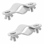 Abrazadera soporte techo doble 22-25mm 2 piezas