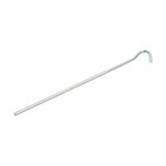 Estaca de tienda de metal de 22 cm con ojo abierto  10 piezas en bolsa de plastico