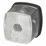 Lampara de galibo blanca 66x62mm con reflector