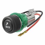 Caja de empotrar para encendedor con iluminacion 12 24V