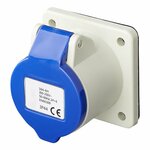 Toma de pared CEE corta de superficie
