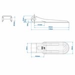 Bisagra de solapa SPP ZW-01.170A