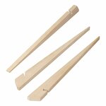 Estaca de tienda de 40 cm de madera  4 piezas en bolsa de plastico