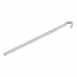 Clavija de roca cuadrada de metal de 22 cm  6 piezas en bolsa de plastico
