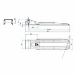 Bisagra de solapa SPP ZW-01.220A