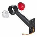Ancho luz roja blanca 160mm en angulo