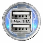 Cargador USB bidireccional tipo A 12 V 24 V 3100 mA