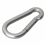 Mosqueton de acero inoxidable 8x80mm 2 piezas
