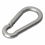 Mosqueton de acero inoxidable 8x80mm 2 piezas
