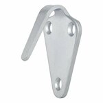 Gancho de cuerda de metal 40x45mm curvado 10 piezas