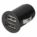 Cargador USB mini 2 vias tipo A 12V 24V 3100mA
