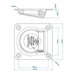 Ojal de amarre simple SPP UP-01