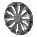 Cubierta de rueda Fox negra de 15 pulgadas