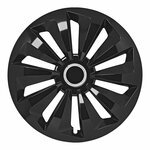 Cubierta de rueda Fox negra de 16 pulgadas