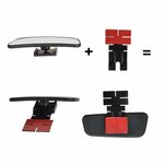 Espejo de punto ciego rectangular - juego de 2 piezas