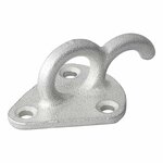 Gancho de cuerda de metal con ojo 70x45mm 5 piezas