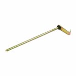 Clavija de roca de 21 cm de metal con gancho  6 piezas en bolsa de plastico