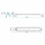 Bisagra de solapa SPP ZW-01.370A