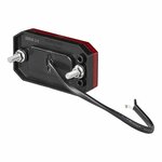 Lampara de galibo 12 24V roja 80 x 44 mm LED
