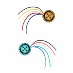 Juego de conexion de 5 polos 15 cm para luces traseras