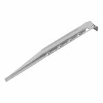 Estaca para tienda de campana de 18 5 cm de aluminio acanalado  6 piezas en bolsa de plastico