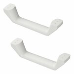 Manija de maniobra blanca - juego de 2 piezas