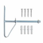 Juego de 2 soportes para neumaticos para montaje en pared