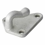 Gancho de cuerda de metal 40x45mm 10 piezas