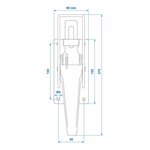 Cerradura de tension Tico 270x80mm
