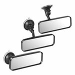 Espejo retrovisor 164 x 55 mm con brazo flexible de 4 cm y ventosa