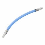 Conexion de manguera flexible 25 cm azul