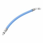 Conexion de manguera flexible 25 cm azul 45 ojal
