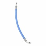 Conexion de manguera flexible 25 cm azul 45 ojal