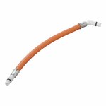 Conexion de manguera flexible 25 cm roja 45 ojal