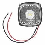 Lampara de senalizacion 9-30V blanca 61 x 61 mm LED
