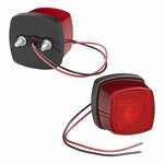 Lampara de senalizacion 9-30 V roja 61 x 61 mm LED