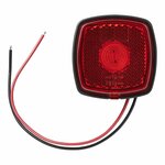 Lampara de senalizacion 9-30 V roja 61 x 61 mm LED