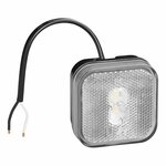 Lampara de galibo 12 24V blanca 65 x 65 mm LED