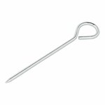 Estaca para tienda de campana de 19 cm de aluminio con ojal  10 piezas en bolsa de plastico