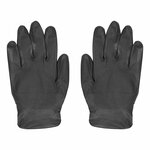 Guantes de nitrilo Gripp-It XL negros caja dispensadora de 50 piezas