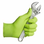 Guantes de nitrilo Gripp-It XL verde caja dispensadora de 50 piezas