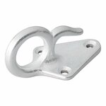 Gancho de cuerda de metal con ojo 70 x 40 mm 5 piezas